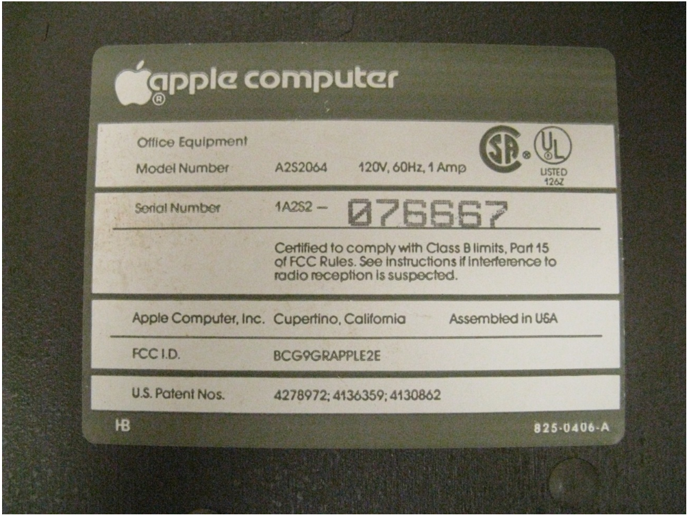 apple identifier serial number